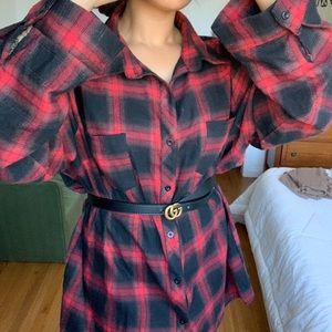 Oversized flannel